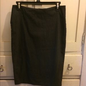 Dark grey pencil skirt sz medium